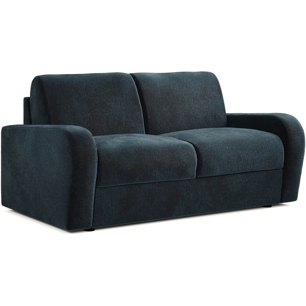 Jay-Be Deco 2 Seater Cosy Chenille Cobalt Sofa Bed with e-Sprung Mattress Image 2