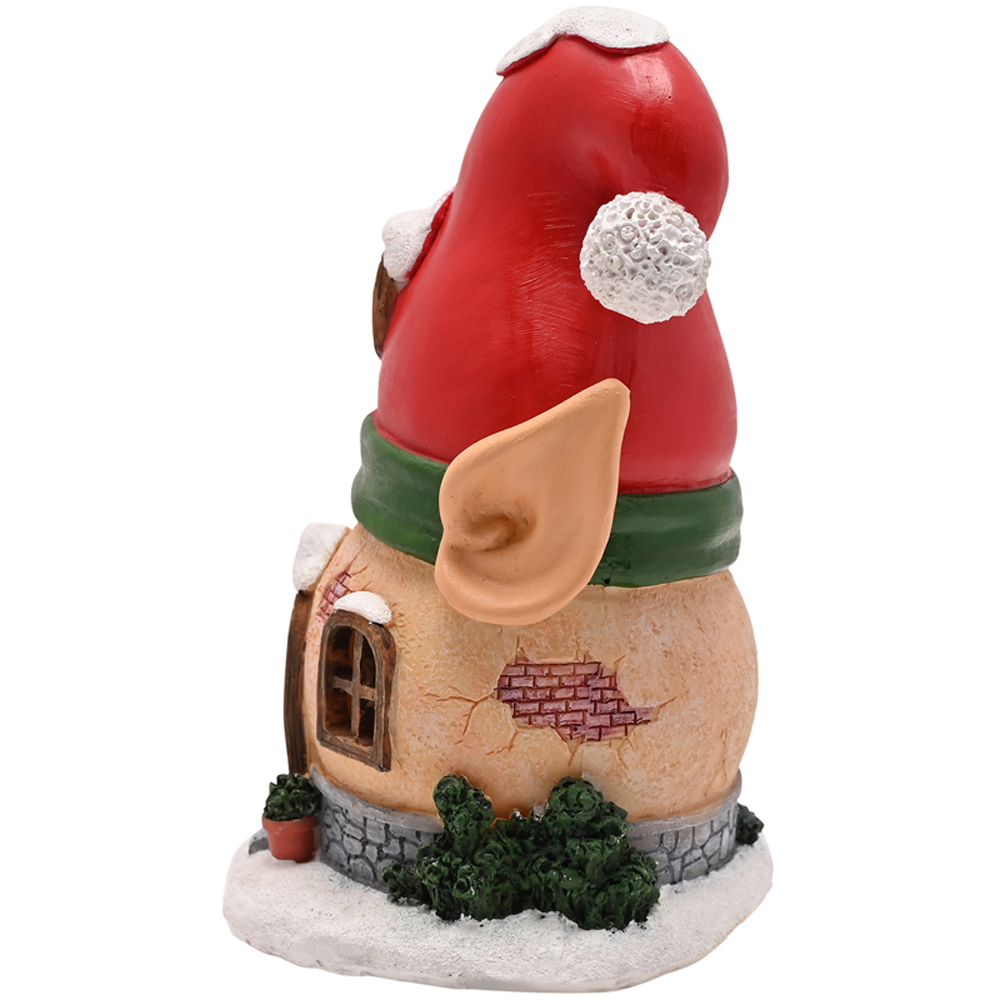 The Seasonal Gift Co. Santa and Friends Elf House LED Christmas Decoration 15cm Image 3