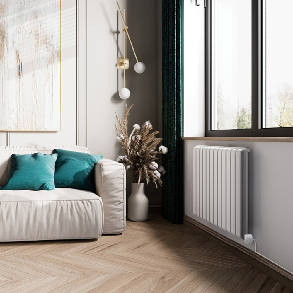 Terma Warp-Room E Wi-Fi Matt White Electric Radiator 800W 630 x 785mm Image 7