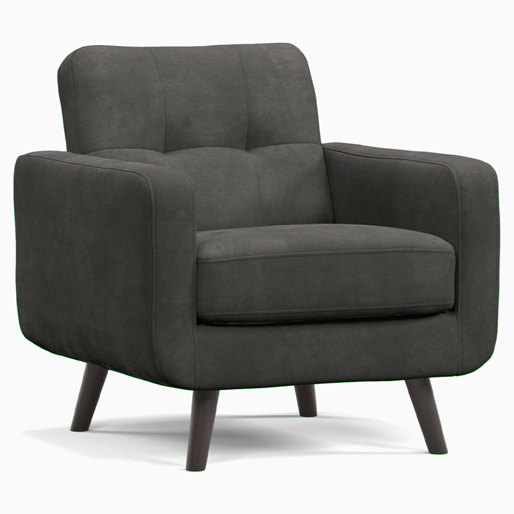 Kendal 4 Seater Graphite Oslo Sofa Suite Image 4