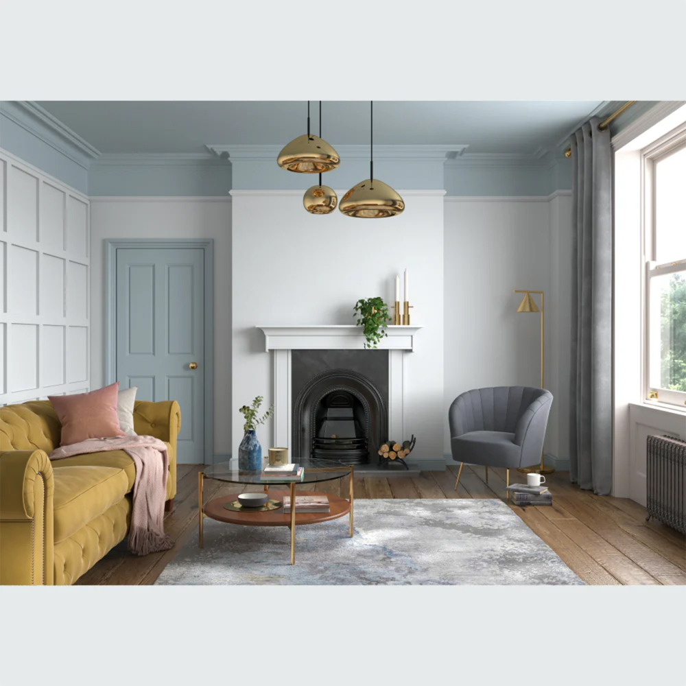 Dulux Heritage Walls and Ceilings Swedish White Velvet Matt Emulsion Paint 1L Image 4