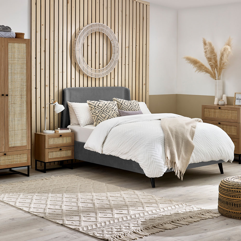 Julian Bowen Padstow 2 Door Single Drawer Oak Wardrobe Image 8