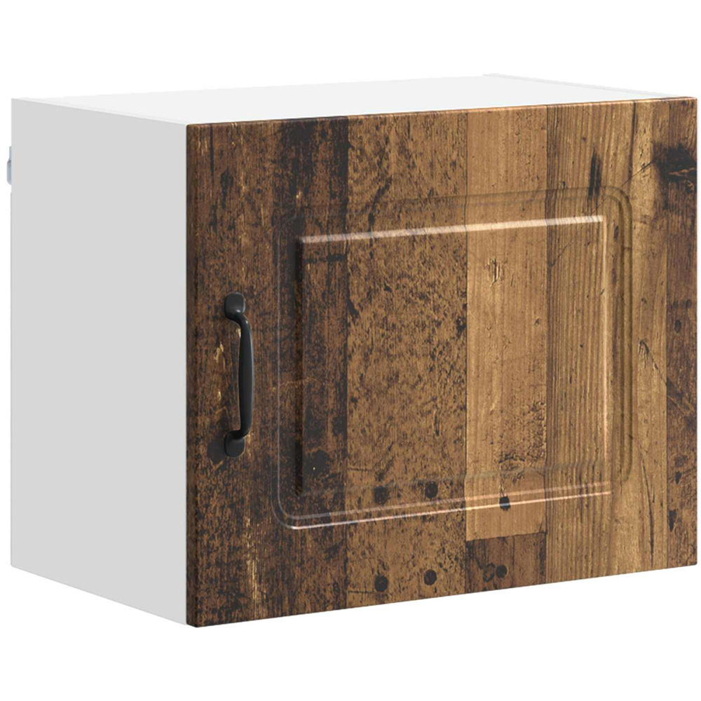 vidaXL Kalmar Single Door Old Wood Wall Mounted Wide Kitchen Cabinet Image 2