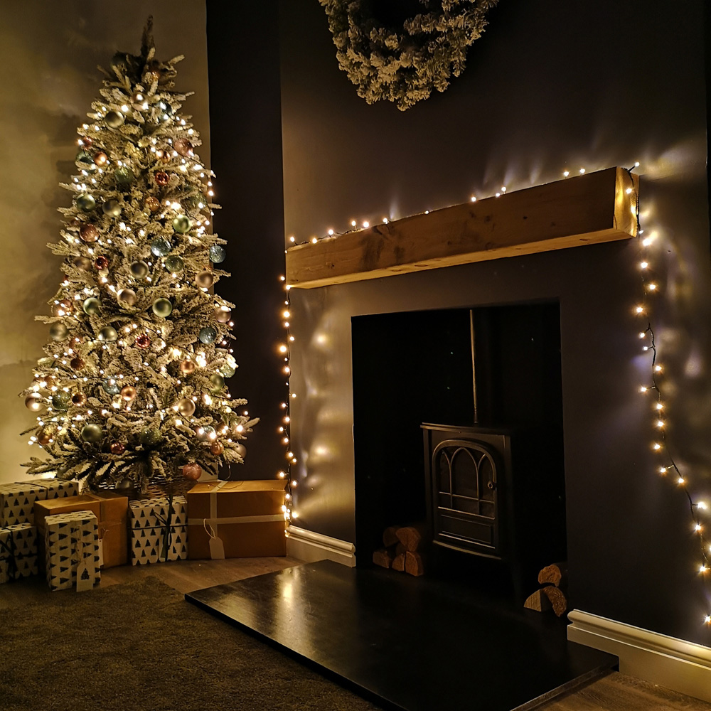 Samuel Alexander 240 White and Warm White LED Colour Changing String Lights Image 5