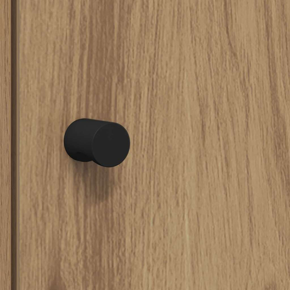 vidaXL 2 Door Artisan Oak Tall Slim Highboard Image 8