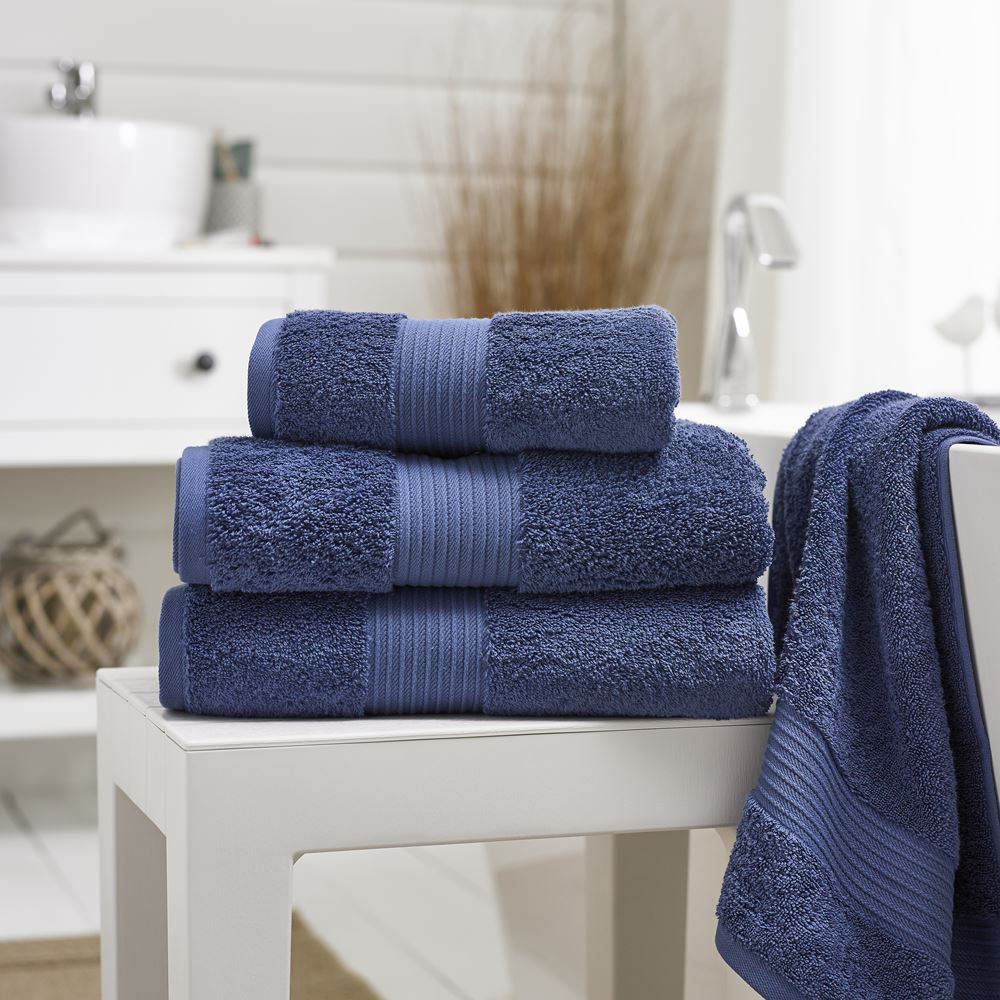 Deyongs Bliss Pima Denim Hand Towel 2 Pack Image 2