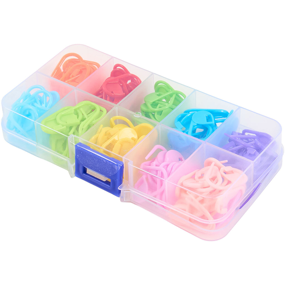 150 Piece Crochet Stitch Markers Image 3