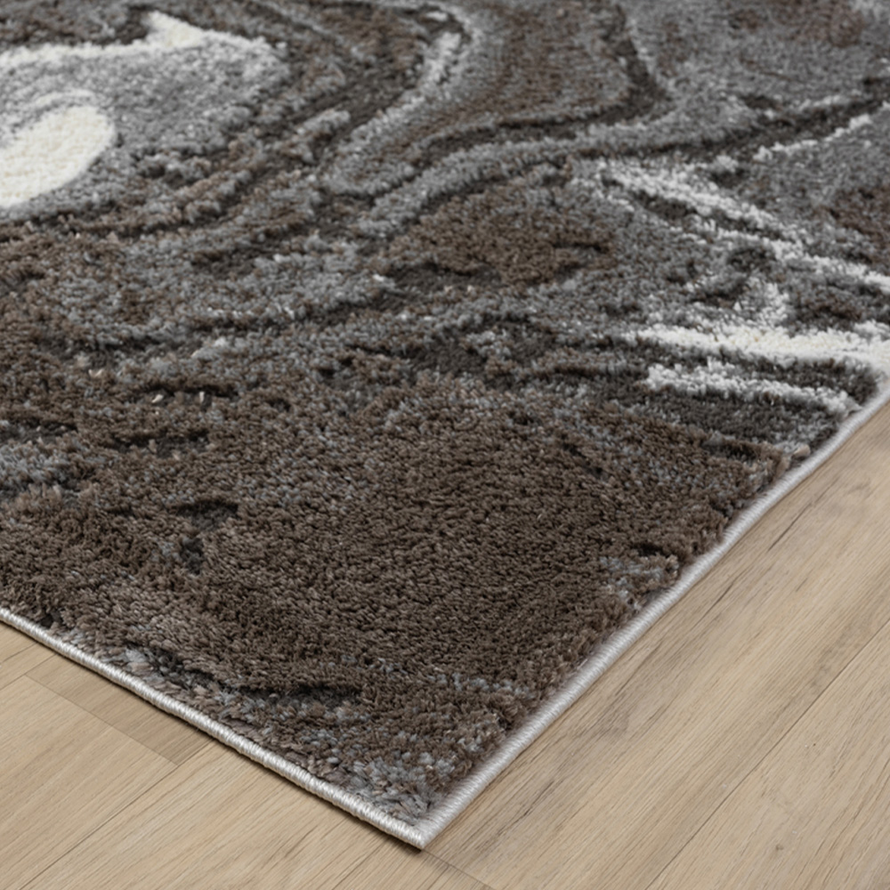 Desire Rugs Eleanor Grey Marble Embossed Rug 80 x 150cm Image 4