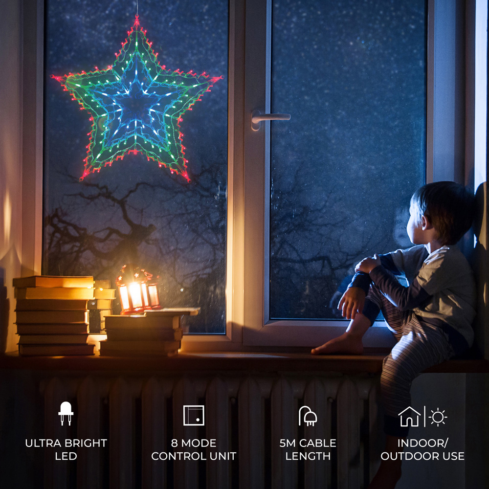 Wilko christmas window lights discount