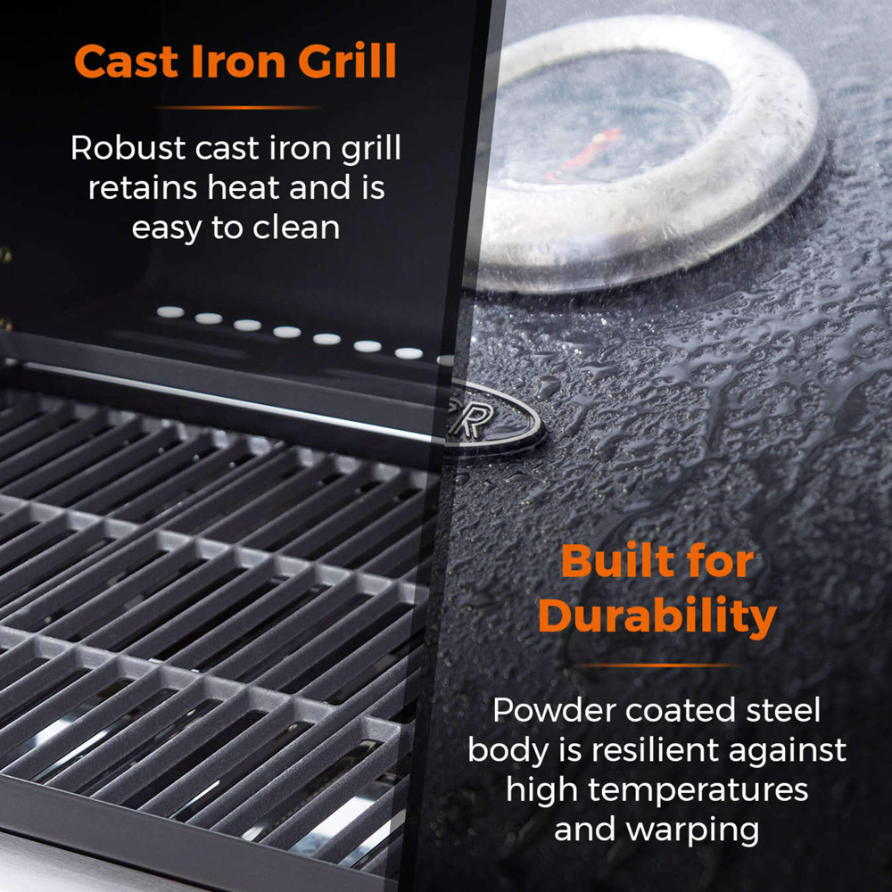 Tower Goucho 6 Burner Gas BBQ and Plancha Image 4