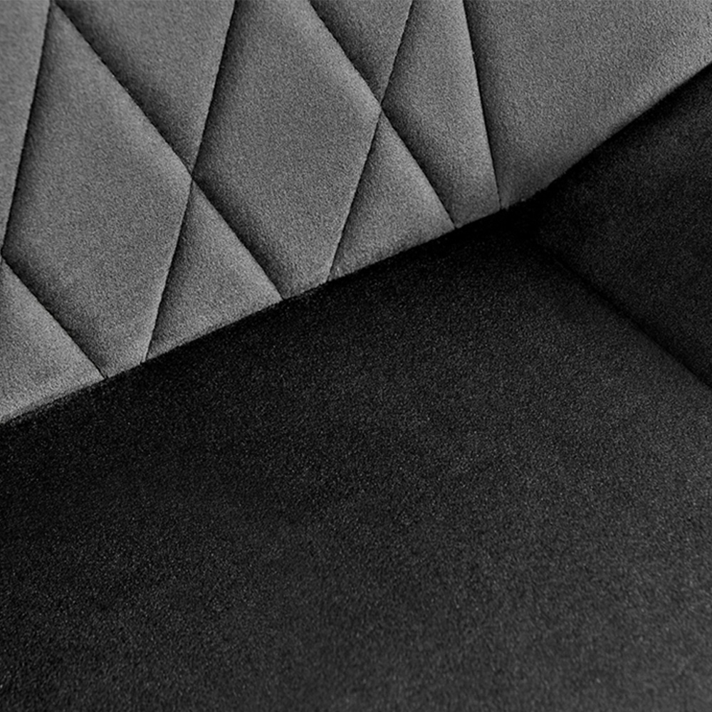 Furniturebox Molini Cesano 6 Seater Dining Set Black Gloss Image 7