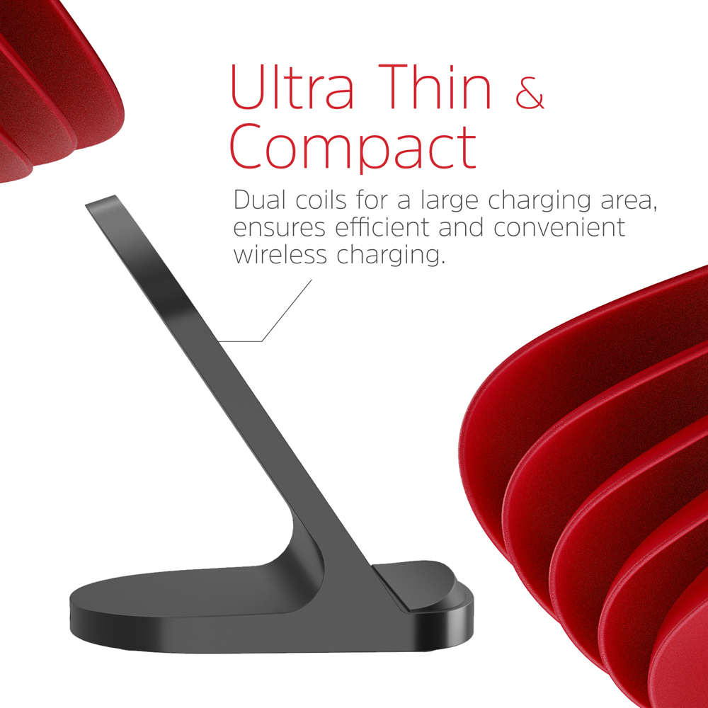 Energizer WCP108 Black QI Wireless Charging Stand 15W Image 5