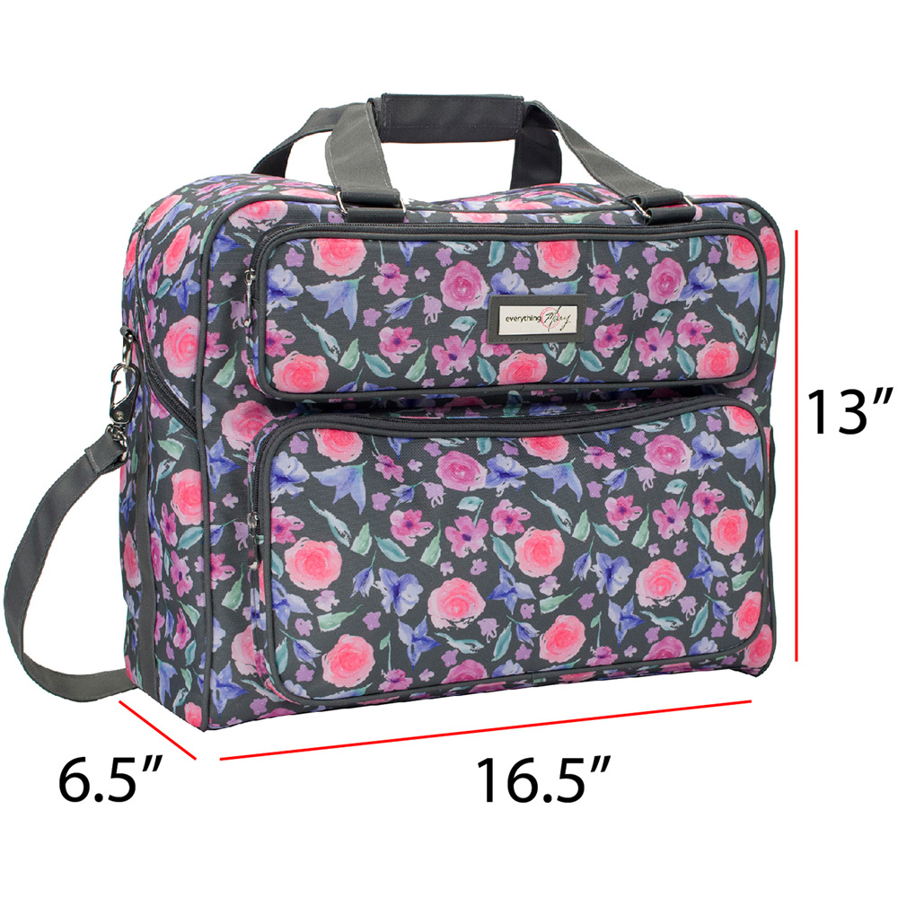Everything Mary EVM12398-3 Floral Sewing Machine Carry Bag 42 x 16.5 x 33cm Image 6