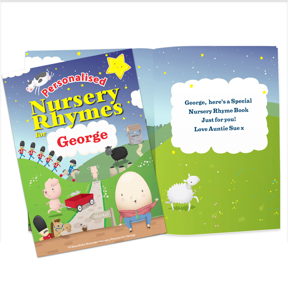 Personalised Memento Personalised Nursery Rhyme Book Image 3