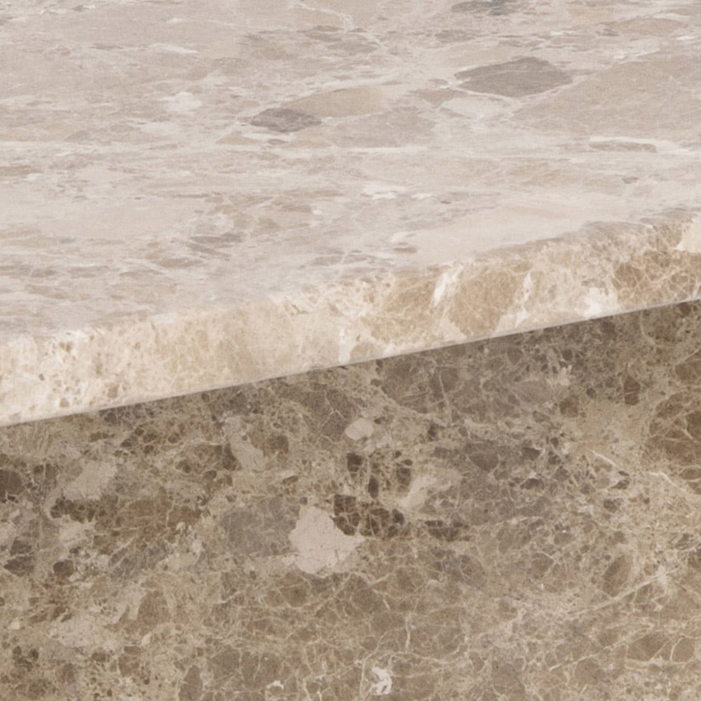 Florence Vega Brown Marble Coffee Table Image 5