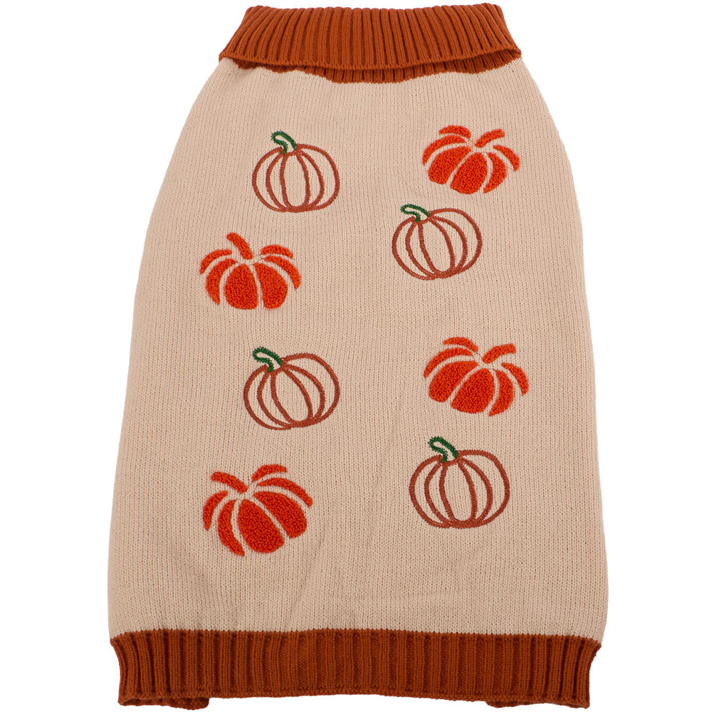 Pumpkin Dog Jumper Neutral M Image 1