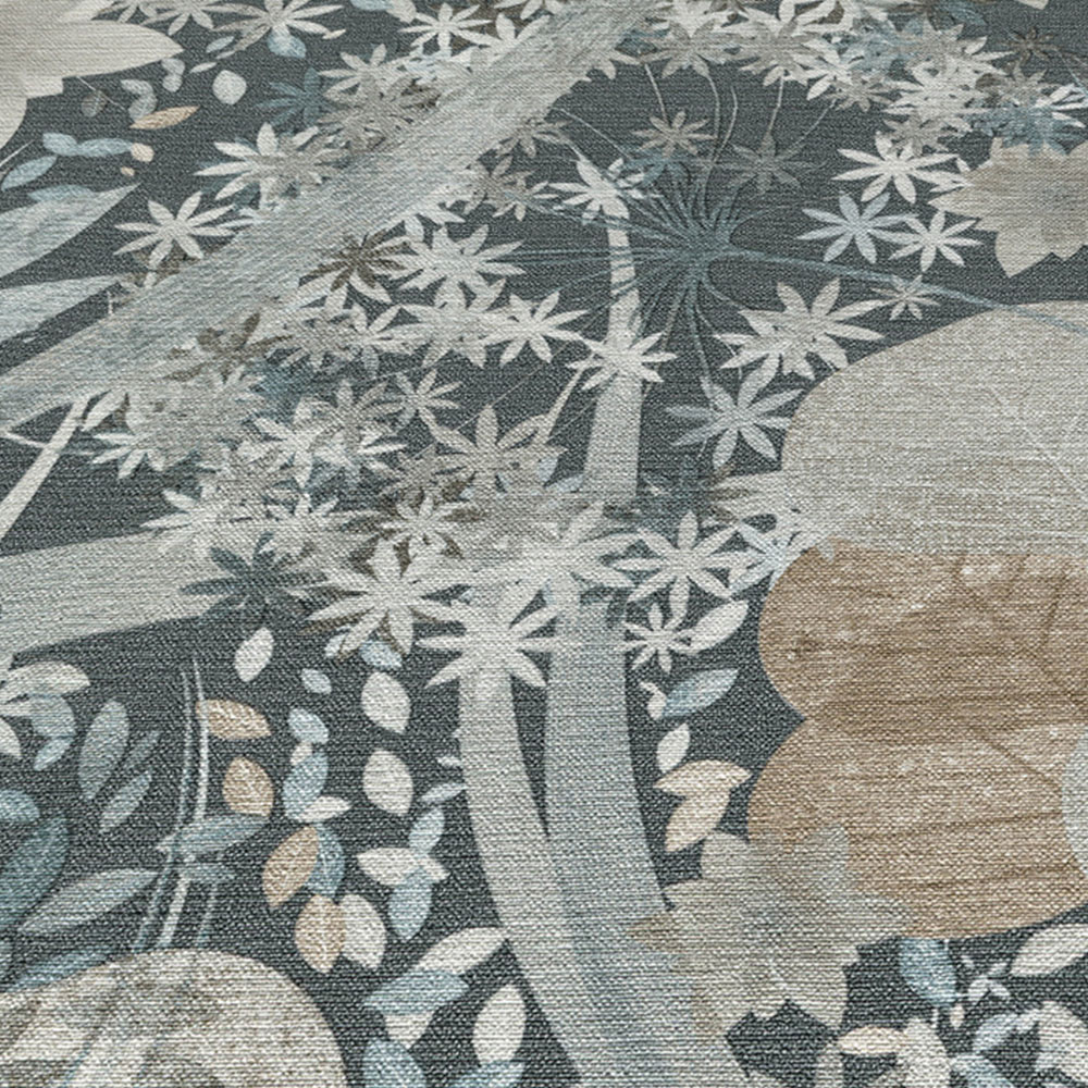 Erismann Secret Grove Deep Blue Wallpaper Image 3