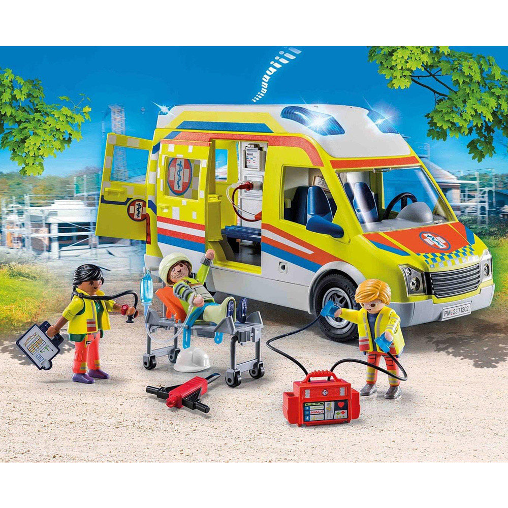 Playmobil City Life Ambulance with Lights and Sound Playset 67 Piece Image 5