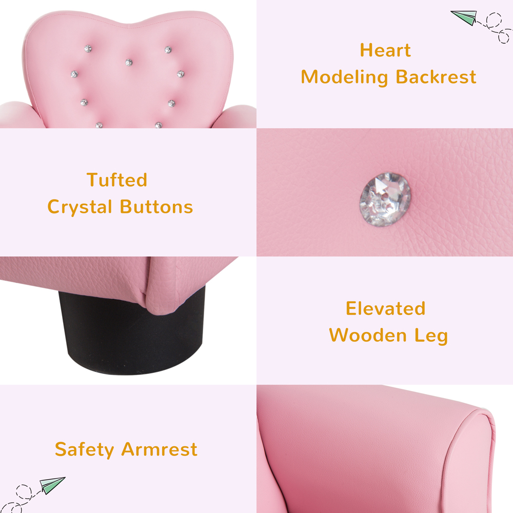 Tommy Toys Pink Princess Mini Armchair Image 6