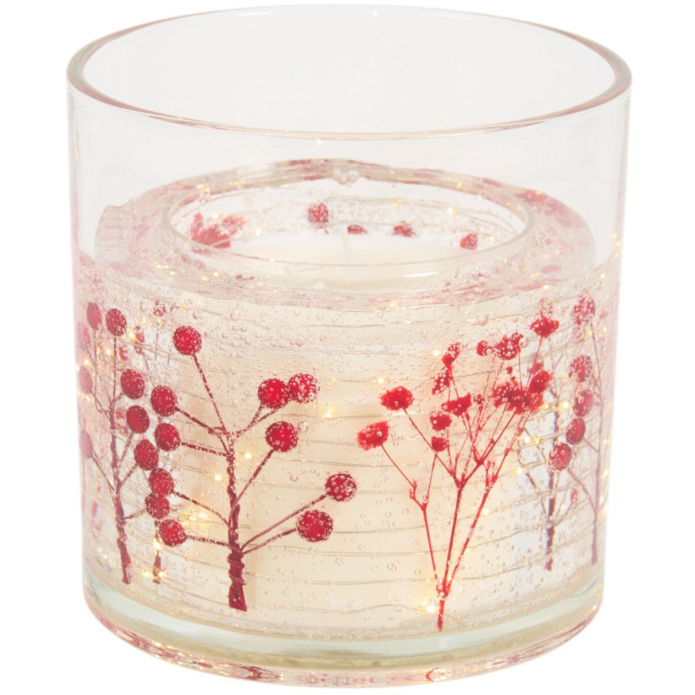 Winter Berry XL LED Candle Image 3