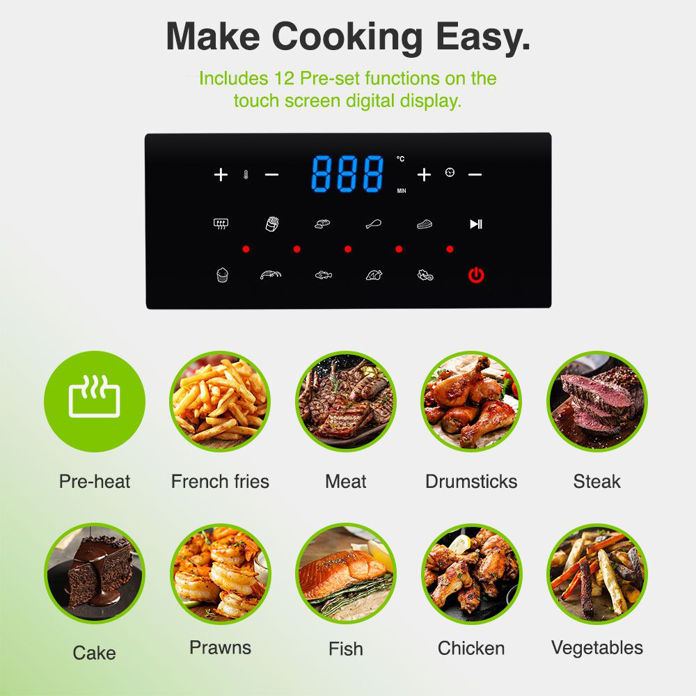 VonHaus VonShef 5L Fika Cream Air Fryer 1600W Image 2