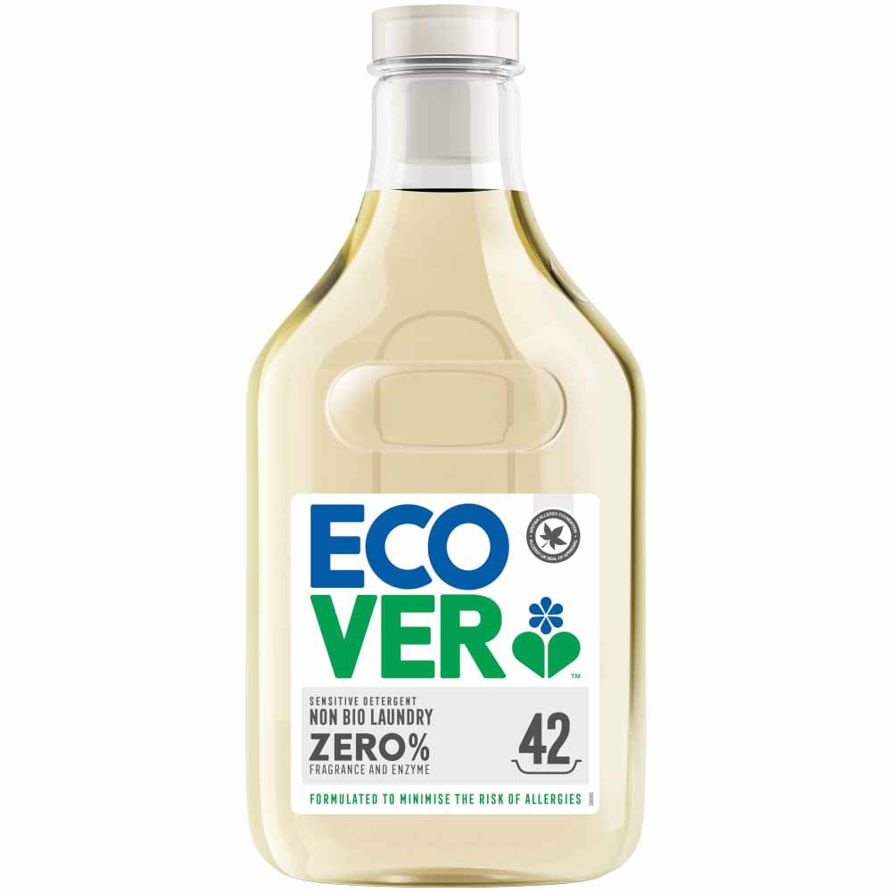Ecover Zero Laundry Liquid Detergent 42 Washes Case of 6 x 1.5L Image 3