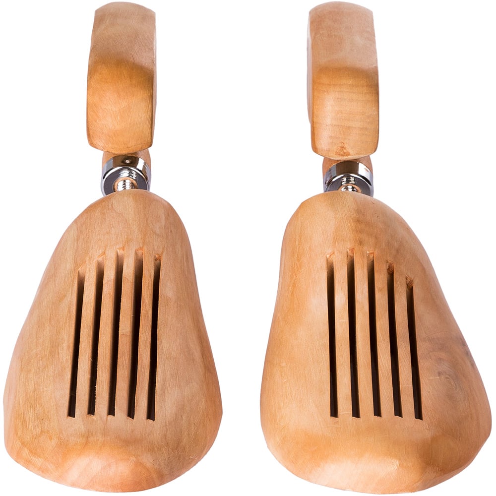 tectake Lotus Wood Shoe Stretcher Pair EU Size 42-43 3 Pack Image 7