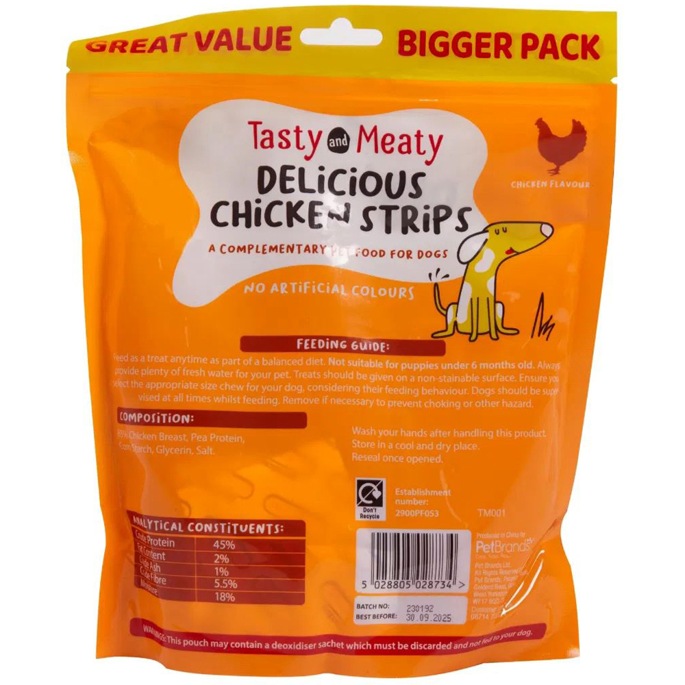 Tasty & Meaty Chicken Strips 350g 4 Pack Image 4