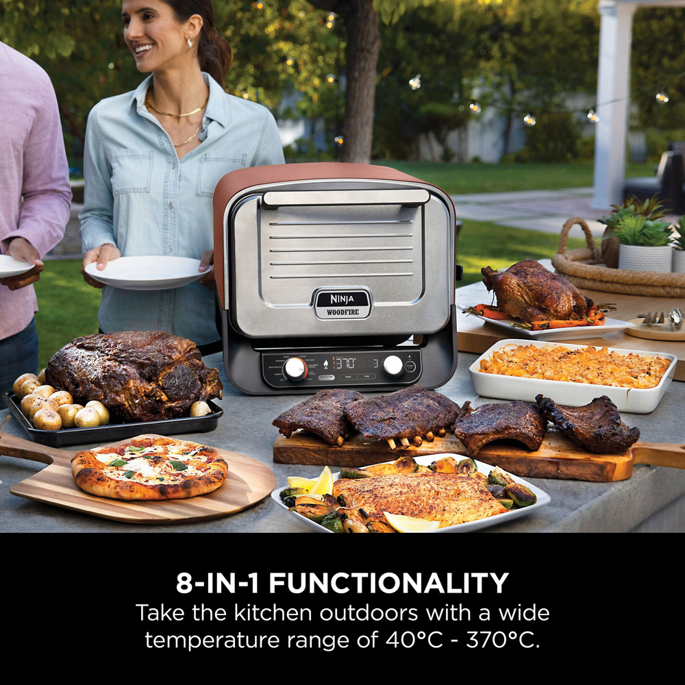 Ninja Woodfire OO101UK 8 in 1 Outdoor Electric Oven and Smoker Image 6