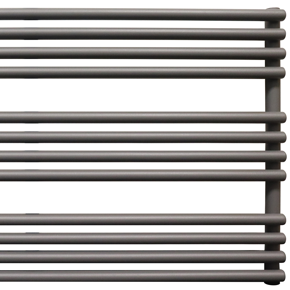 Towelrads Oxfordshire 2293 BTU Horizontal Anthracite Designer Towel Radiator 600 x 1000mm 672W Image 3