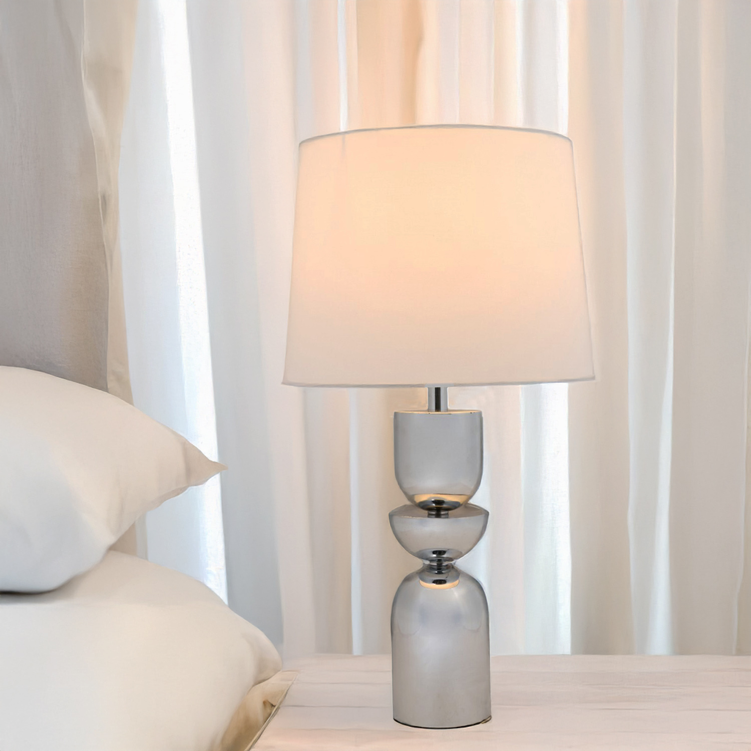 Mabel Table Lamp Silver Image 2
