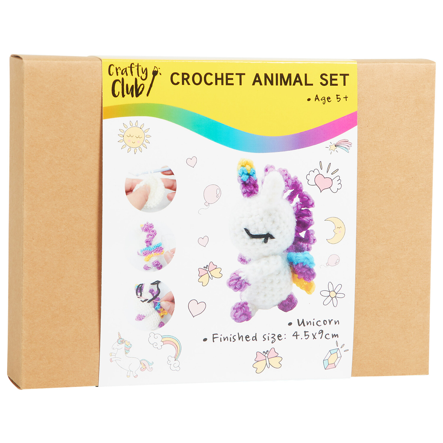 Crochet Animal Set - Multicolour Image 8