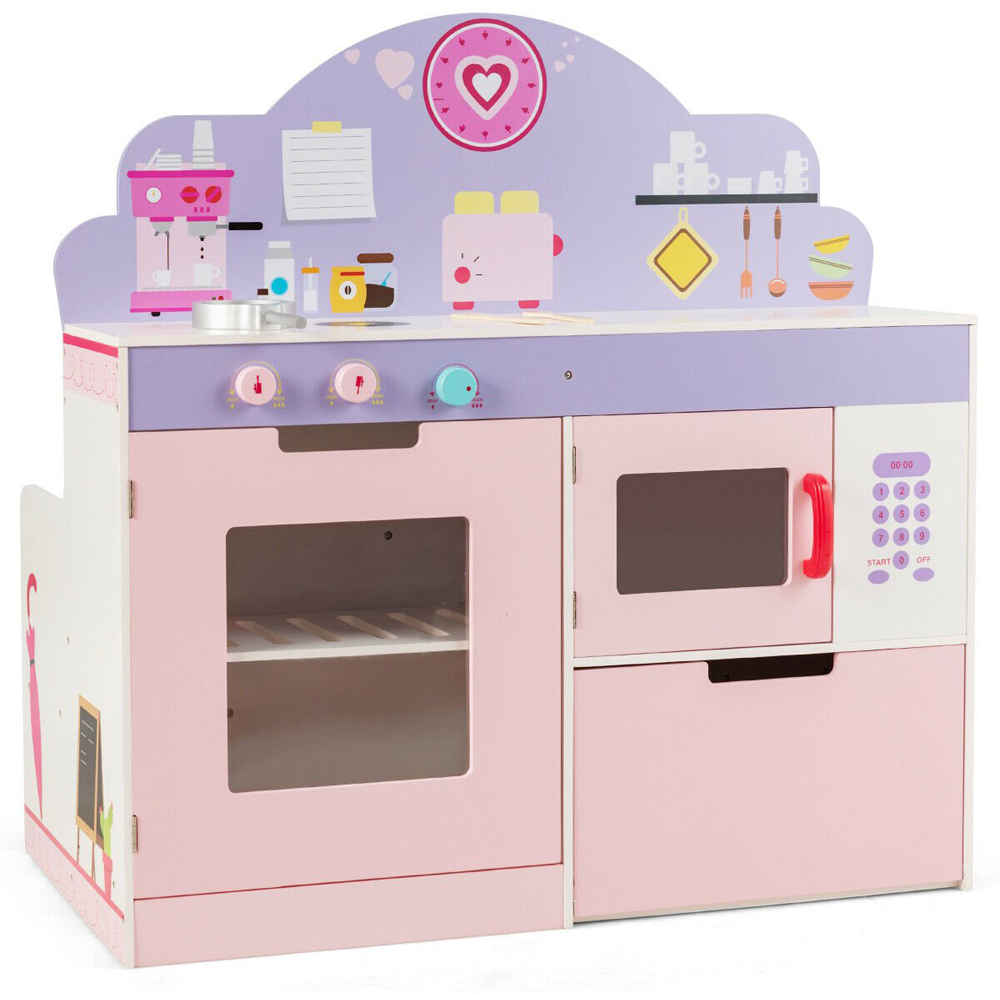 Costway Kids 2 in 1 Kitchen Playset Image 4