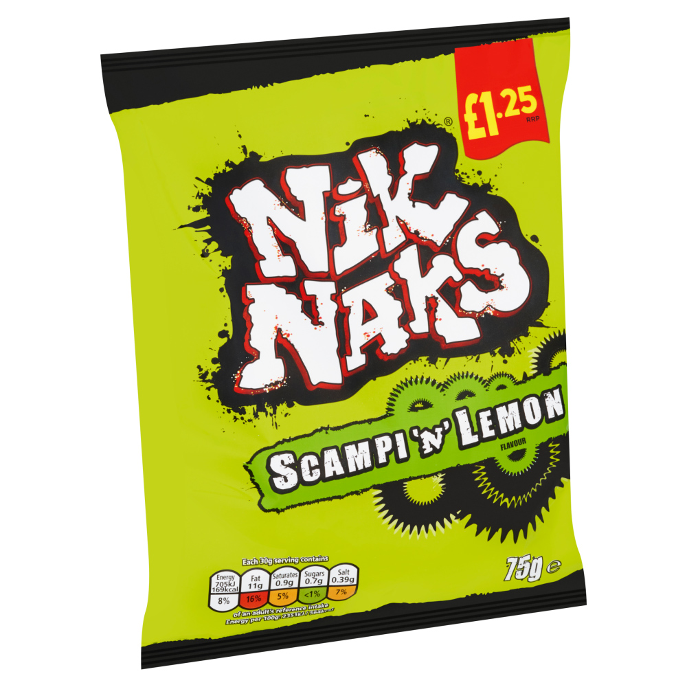 Nik Naks Scampi and Lemon 75g Image 5