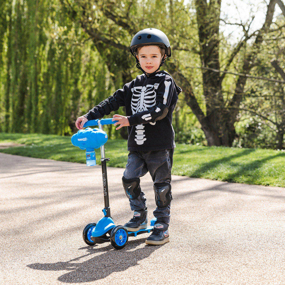Xootz Bubble Go Blue Foldable Tri Scooter Image 2
