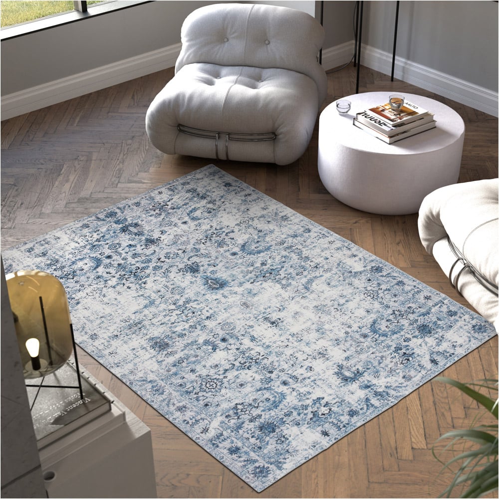 tectake Amara Vintage Non Slip Rug 230 x 160 x 0.6cm Image 2