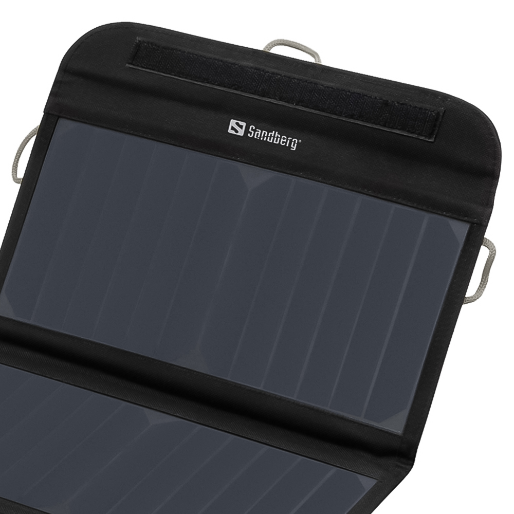Sandberg Black Dual USB Solar Charger 13W Image 2