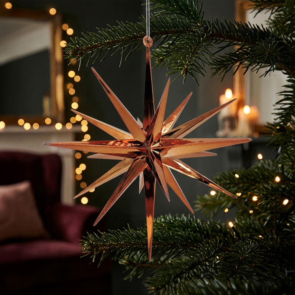 Amber Sputnik Hanging Decoration Amber Image 2
