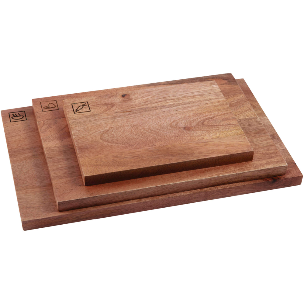 Tower 3 Piece Mango Wood Chopping Board Image 1