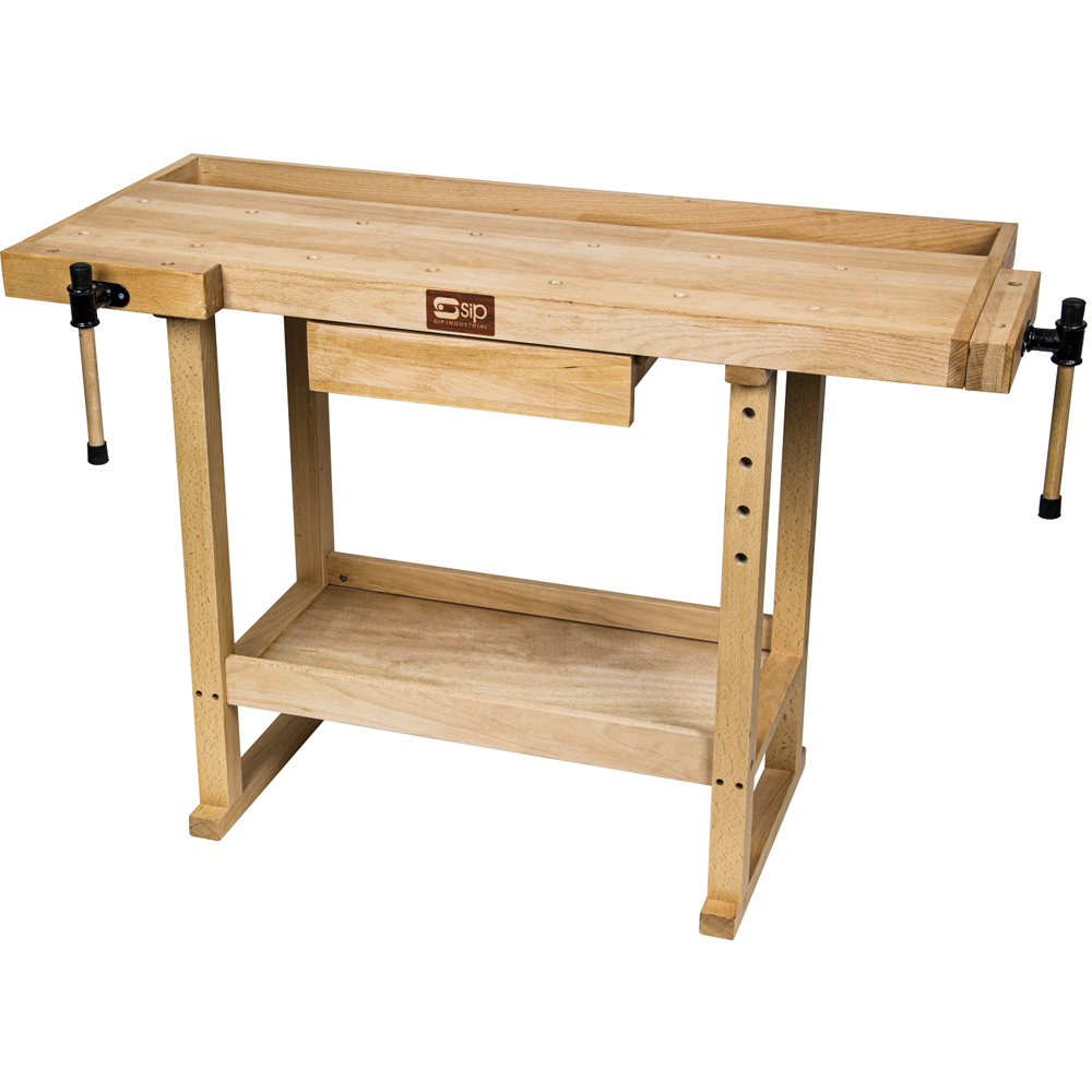 SIP 1443 Wooden Beech Workbench Image 2