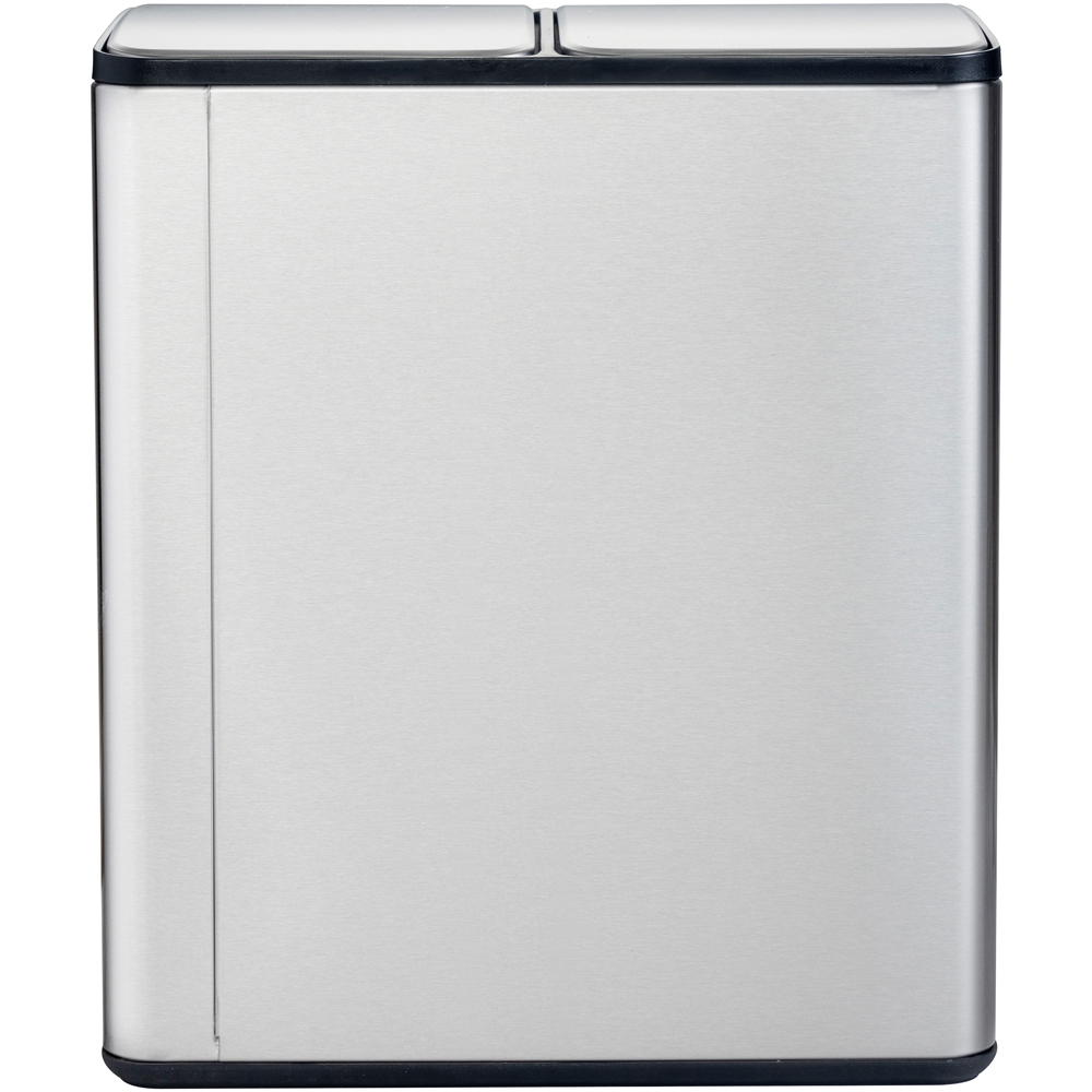 Charles Bentley 2 Compartment Stainless Steel Kitchen Pedal Bin 40L Image 6
