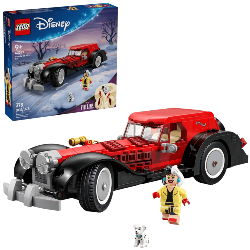 LEGO Disney 43277 Cruella De Vils Cars 378 Pieces Image 4