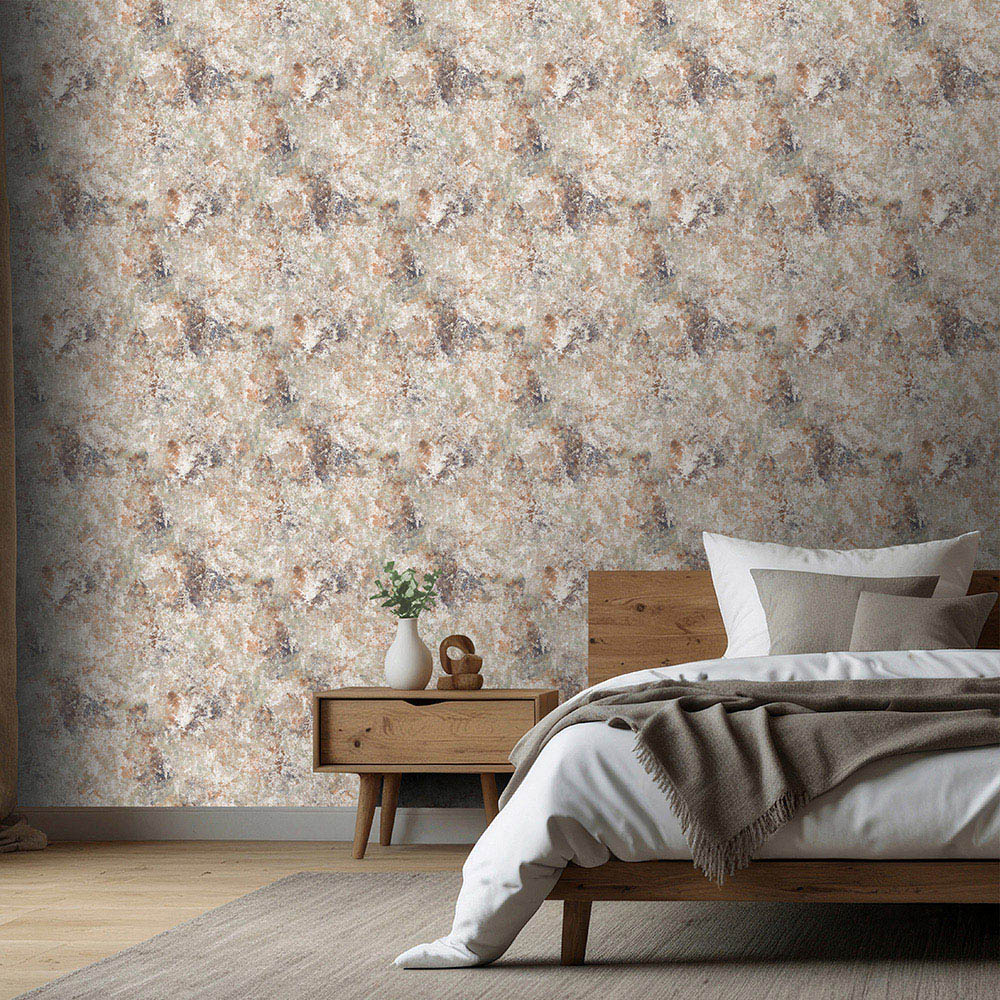 Muriva Perico Stone Multicolour Wallpaper Image 5