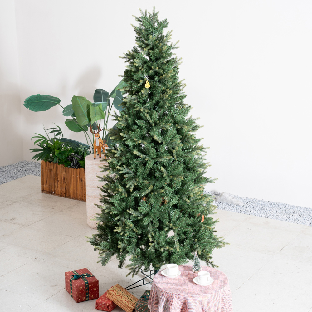 Abrihome Slim Artificial Christmas Tree with 1111 Mixed Tips 6.5ft Image 2