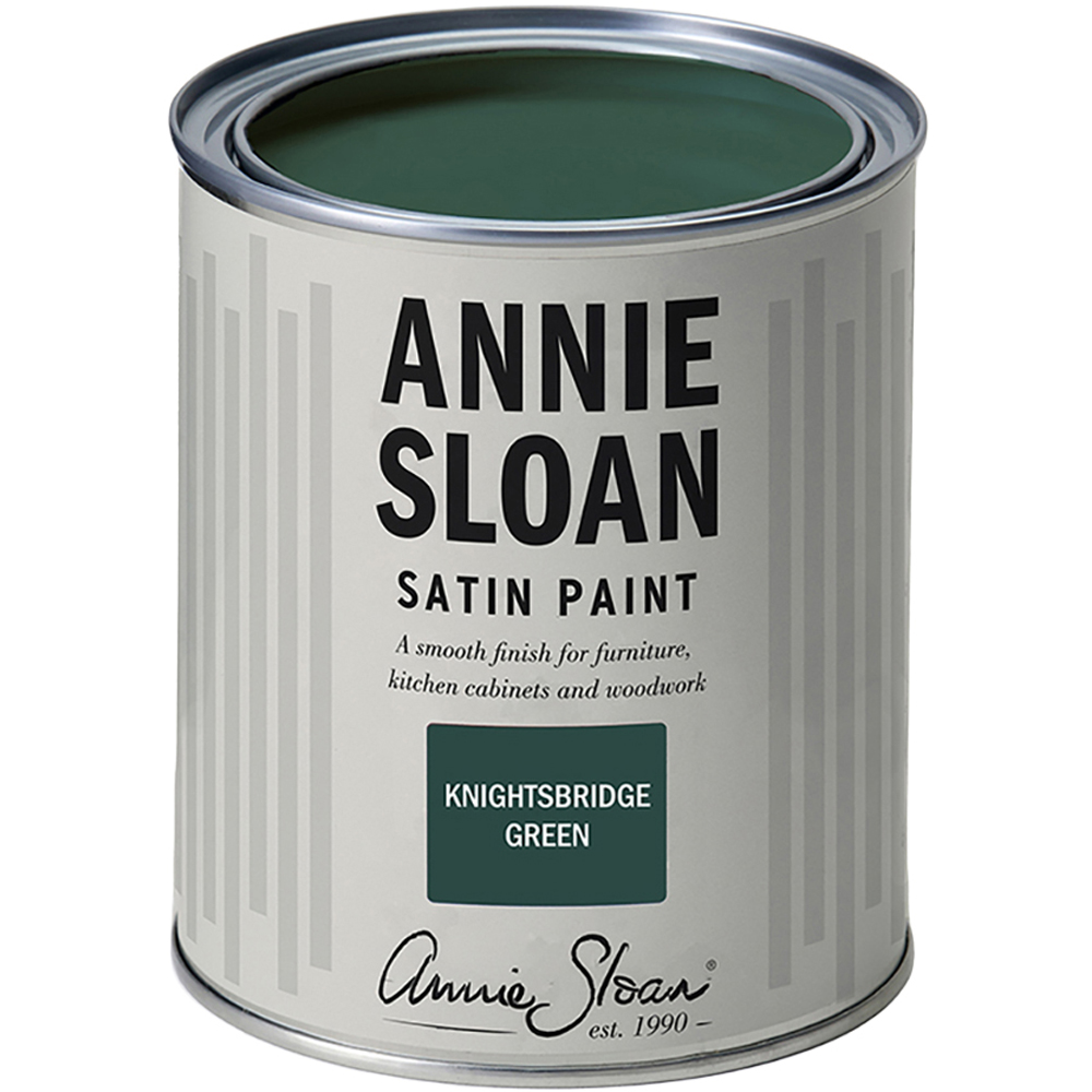 Annie Sloan Knightsbridge Green Wood and Metal Satin Paint 750ml Image 2