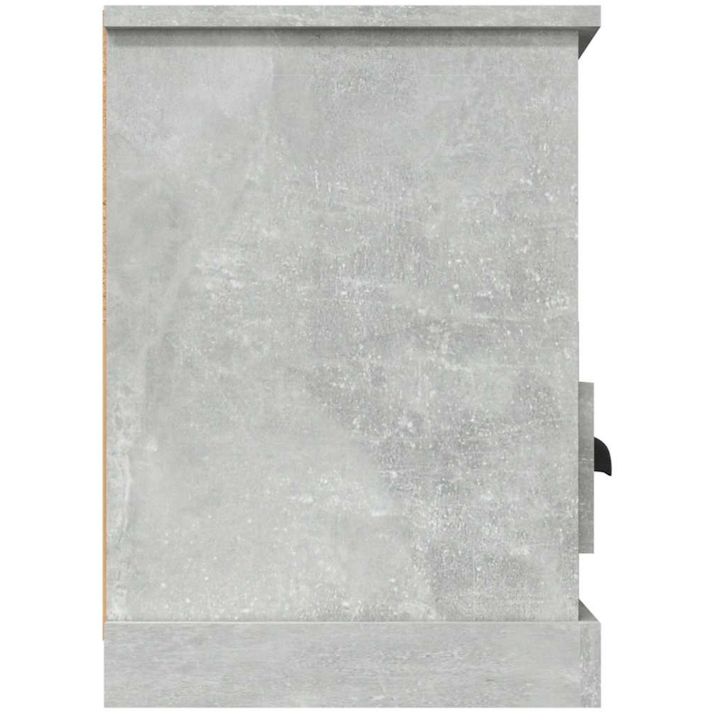vidaXL 3 Drawer 3 Shelf Concrete Grey TV Cabinet Image 6