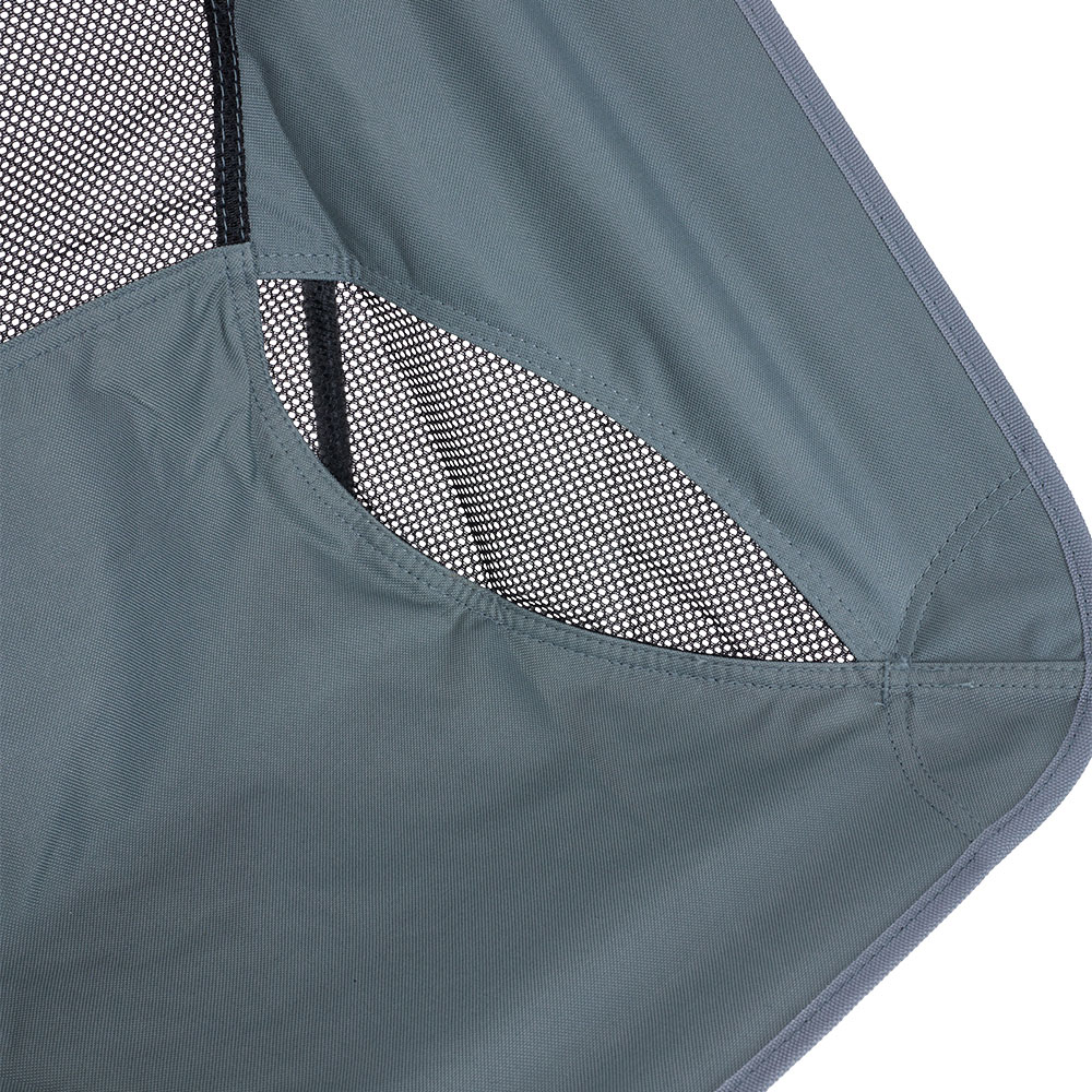 Living and Home Grey Breathable Mesh Foldable Camping Chair Image 6