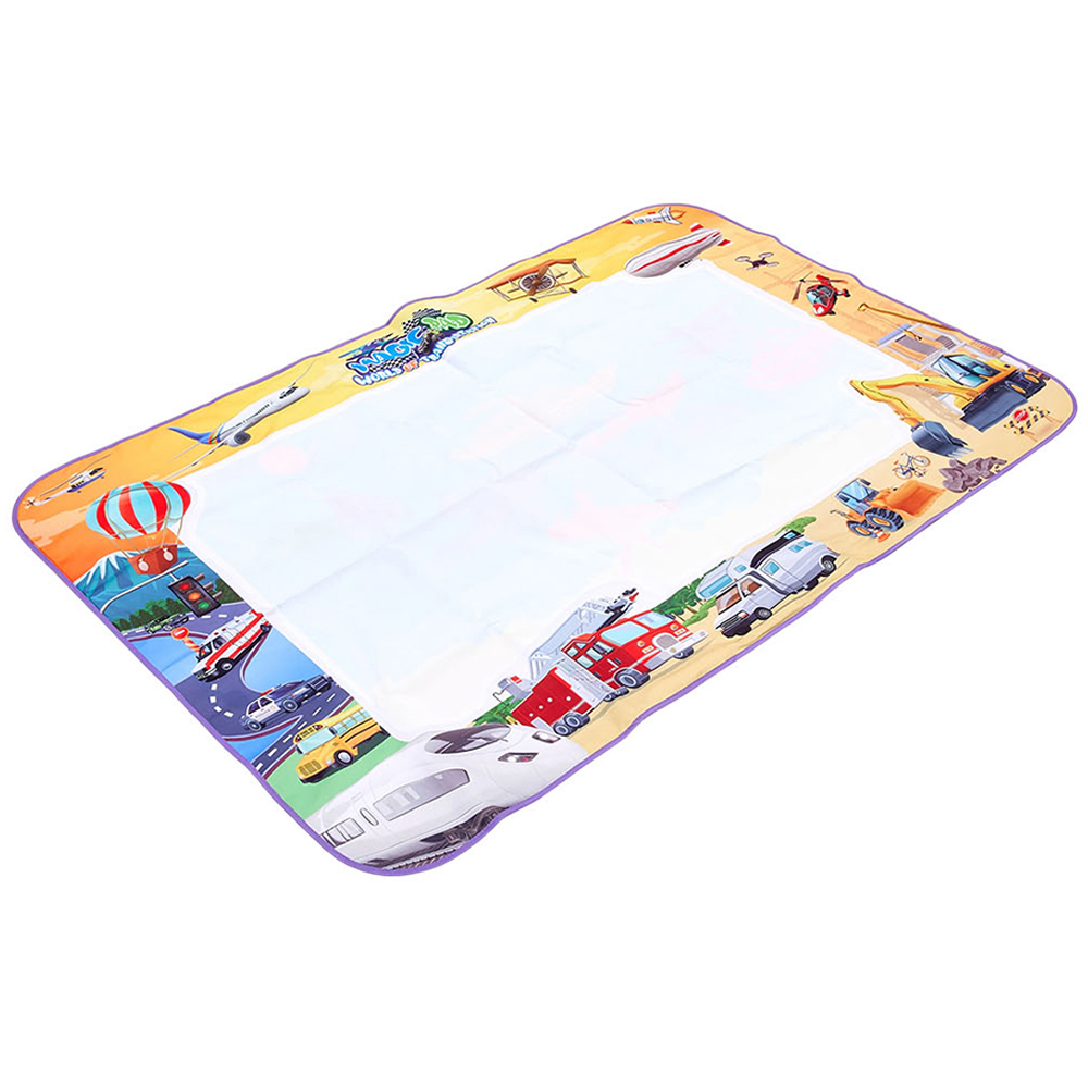 H&O Direct Kids Transportation Theme Water Doodle Painting Mat Image 2