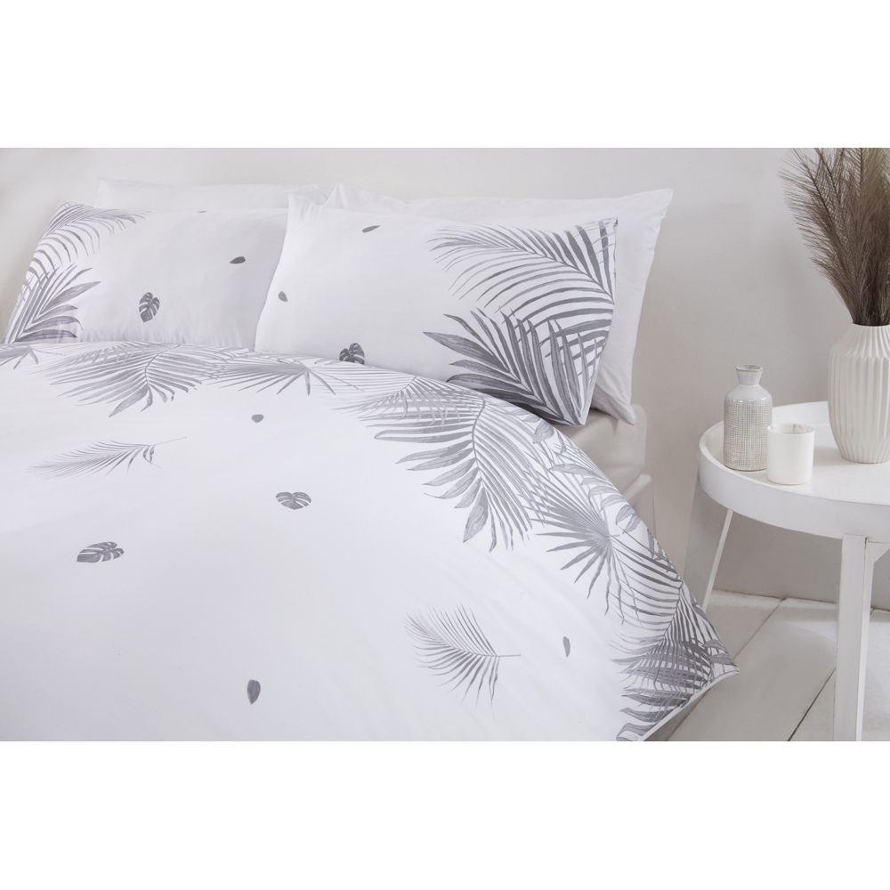 Rapport Home PH Tropics Super King Grey Duvet Set Image 4