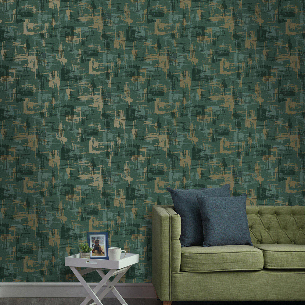 Holden Abstract Geo Green Wallpaper Image 3